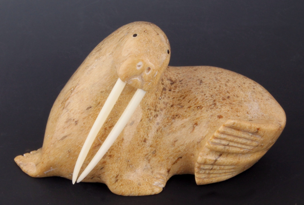 Walrus - Clyde Rookok | Maruskiya's of Nome Alaska Native Art